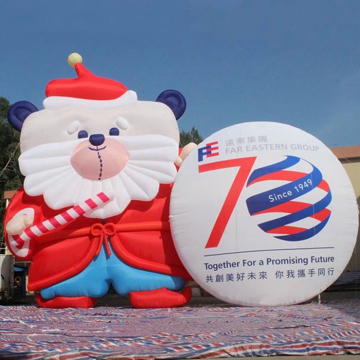 Inflatable Festival Custom Cartoon Father Christmas
